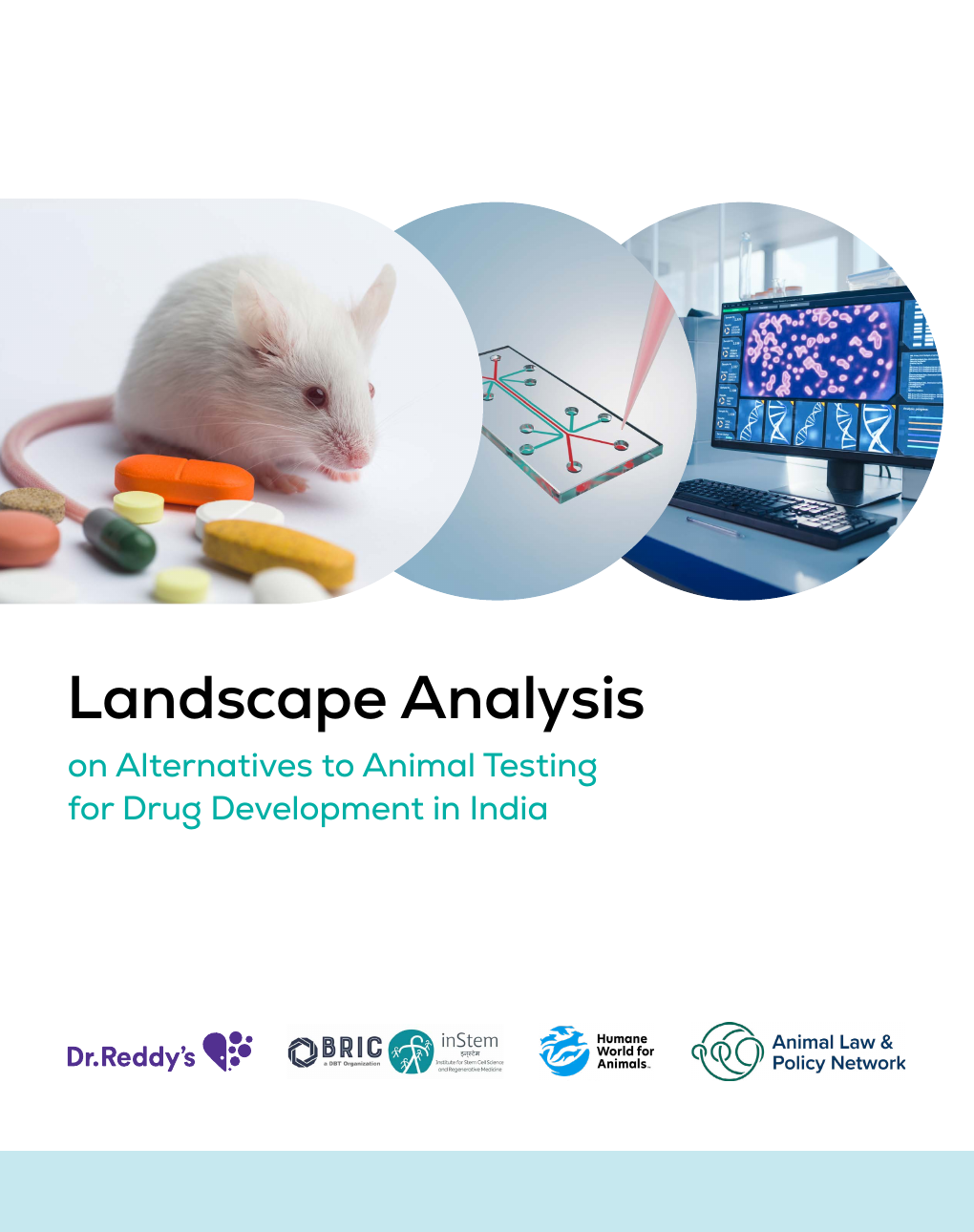 Cover of the Landscape Analysis on Alternatives to Animal Testing for Drug Development in India