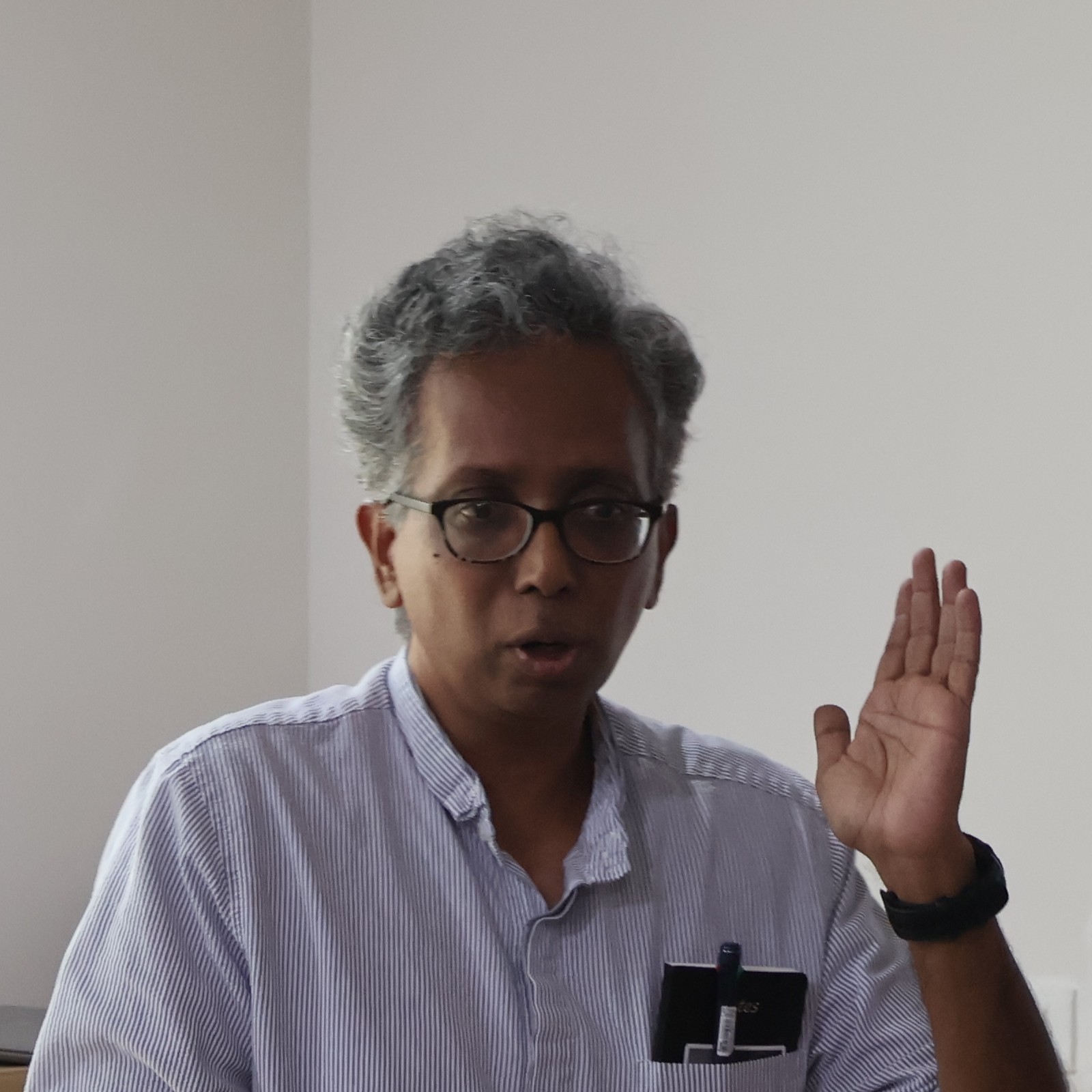 Arvind Ramanathan, Professor at inStem and principal investigator of the Ramanathan Lab