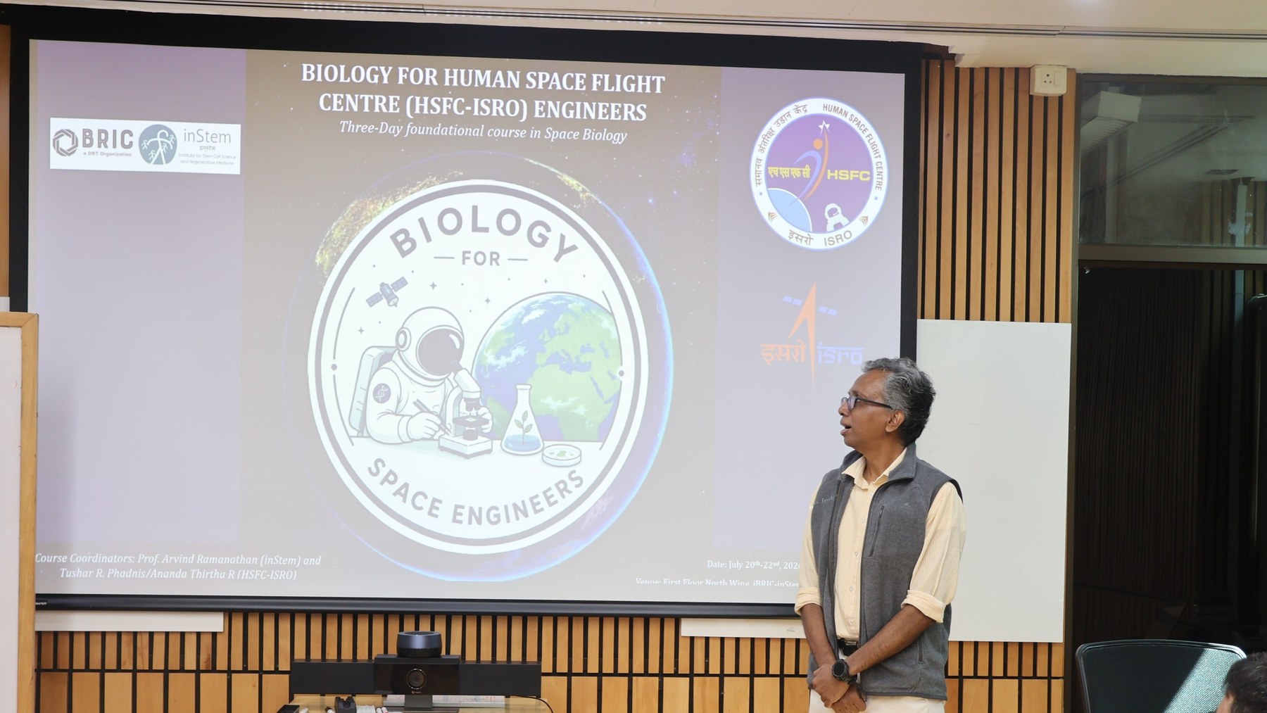 Biology for Human Spaceflight Engineers course at inStem